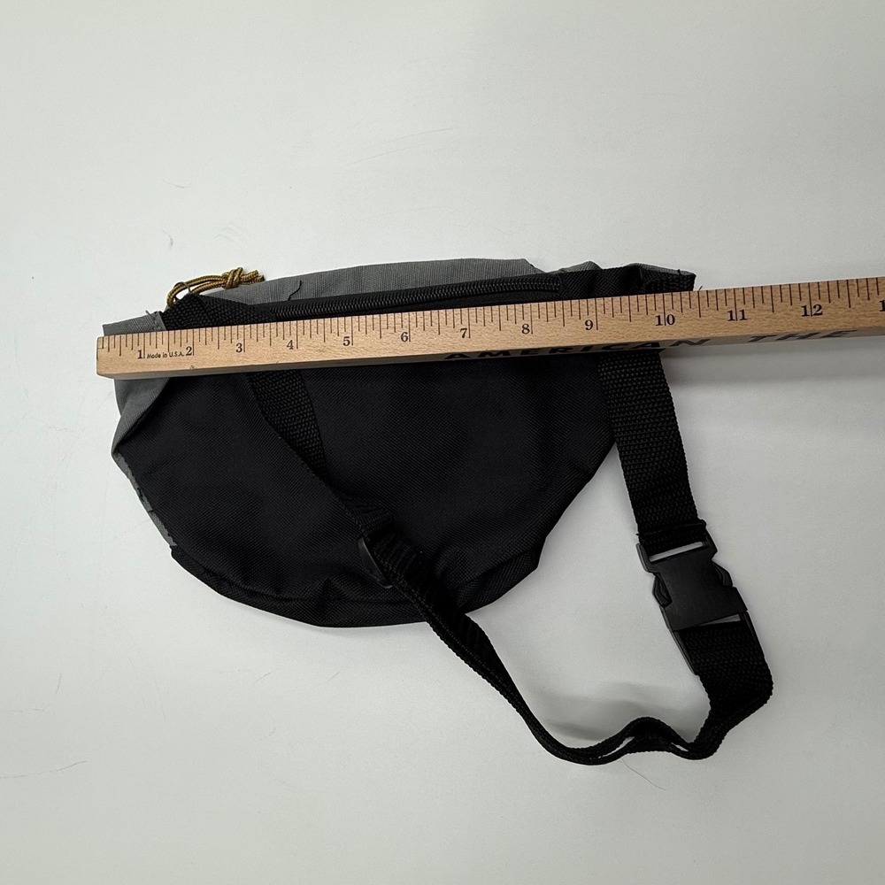 Vintage Busch Gardens Passport Member Fanny Pack Waist Bag Grey Canvas - Picture 4 of 8